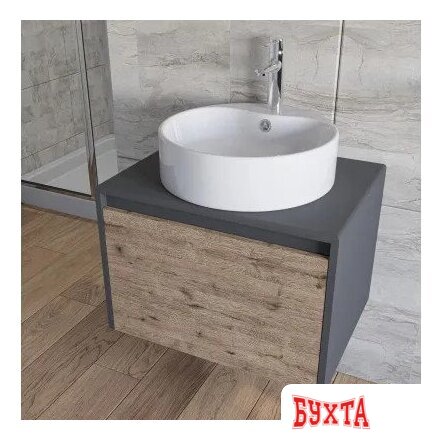 Мебель для ванных комнат Axus Тумба под умывальник Бурэ 60 5