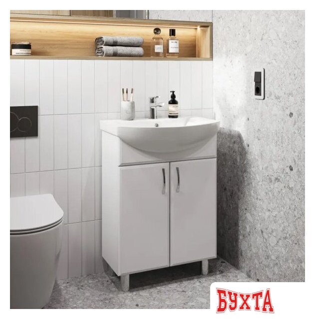 Мебель для ванных комнат Axus Тумба под умывальник Нова 60 5