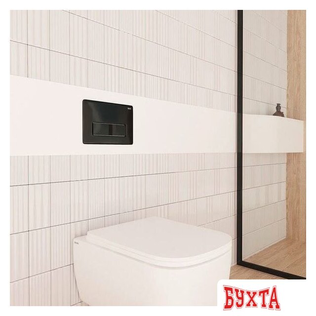 Панель смыва IDDIS Unifix UNI10B0i77 (черный) 2