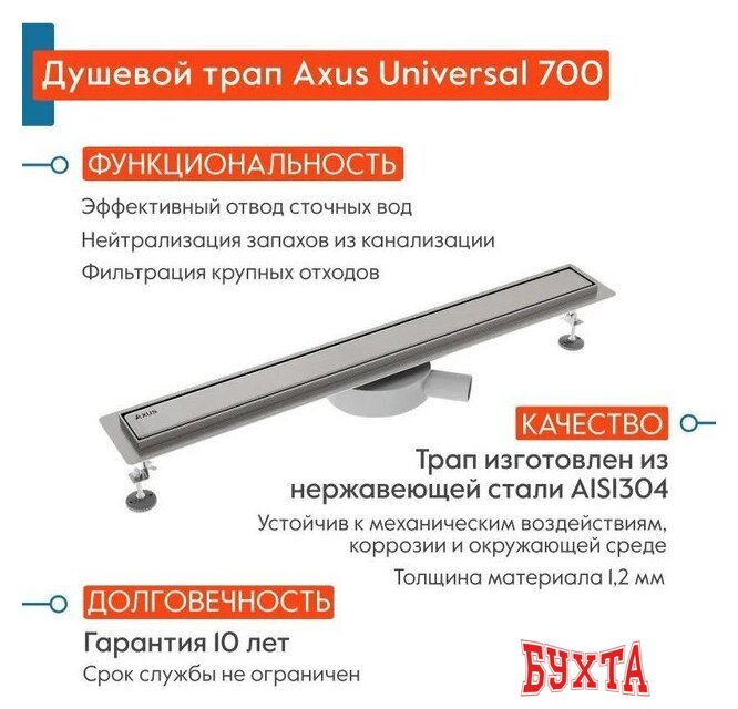 Трап/канал Axus Universal 500 3
