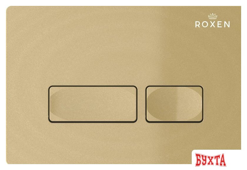 Унитаз подвесной Roxen Vine Tornado в комплекте с инсталляцией StounFix Dual Fresh 6 в 1 979006 (кнопка: брашированное золото) 2