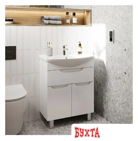 Мебель для ванных комнат Axus Тумба под умывальник Рино 70 3