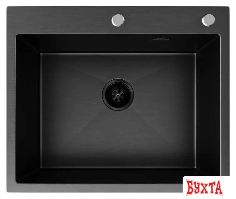 Кухонная мойка Axus LS-6050B Nano Black 2