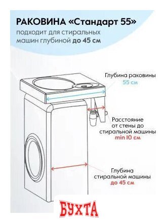 Умывальник Marko Стандарт 55 5