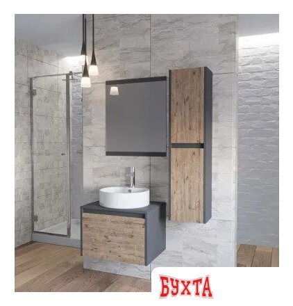 Мебель для ванных комнат Axus Тумба под умывальник Бурэ 70 4