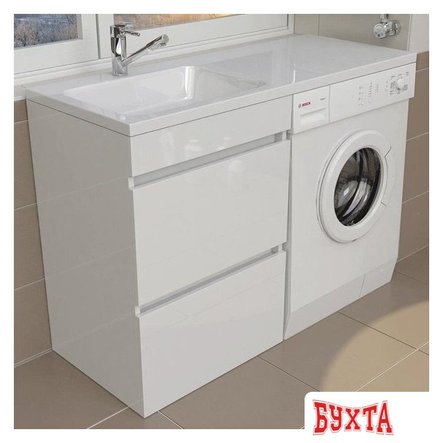 Мебель для ванных комнат Emmy Тумба под умывальник Джерси 120 2