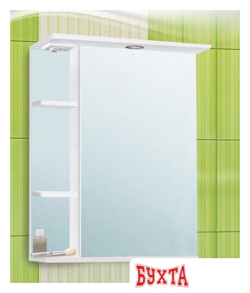 Мебель для ванных комнат Vako Шкаф с зеркалом Нарцисс 50 (правый)