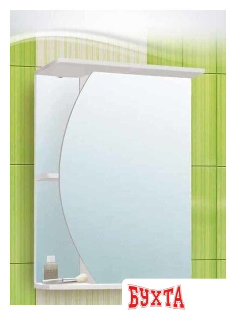 Мебель для ванных комнат Vako Шкаф с зеркалом Луна 50 (правый)