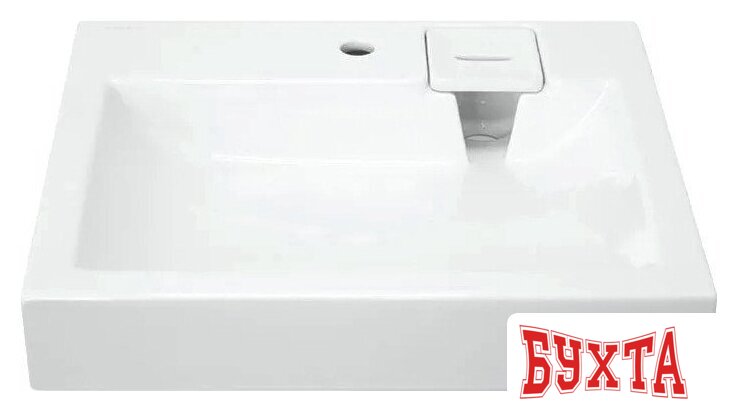 Умывальник Sanita Space 55 WB.WM/Space/55-C/WHT.G/S1