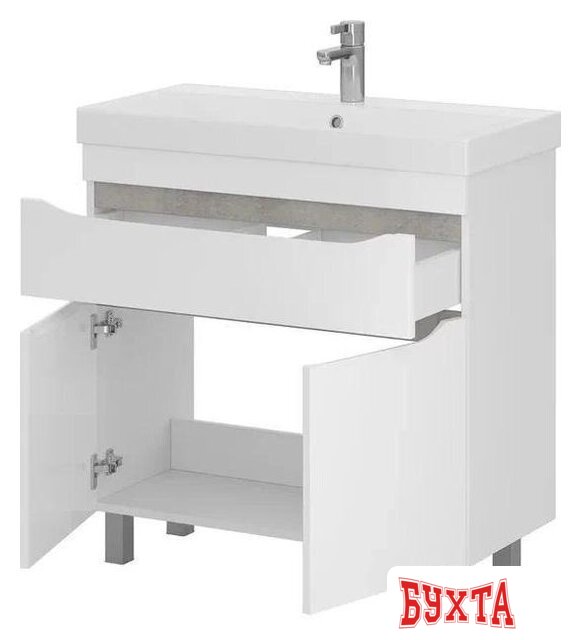 Мебель для ванных комнат Volna Тумба Lake 60.2D.1Y с умывальником 2