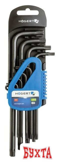 Набор ключей Hoegert Technik HT1W816 (9 предметов) 1