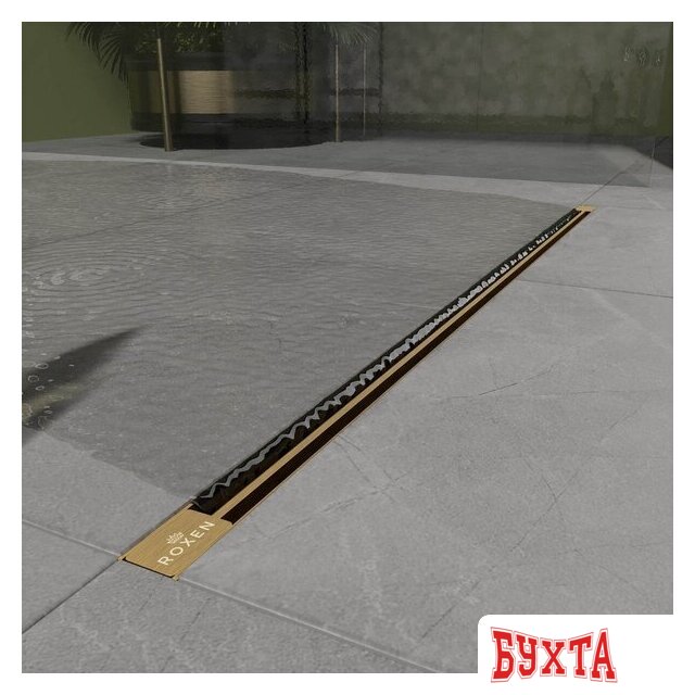Трап/канал Roxen Slim Gold 91060-80GB