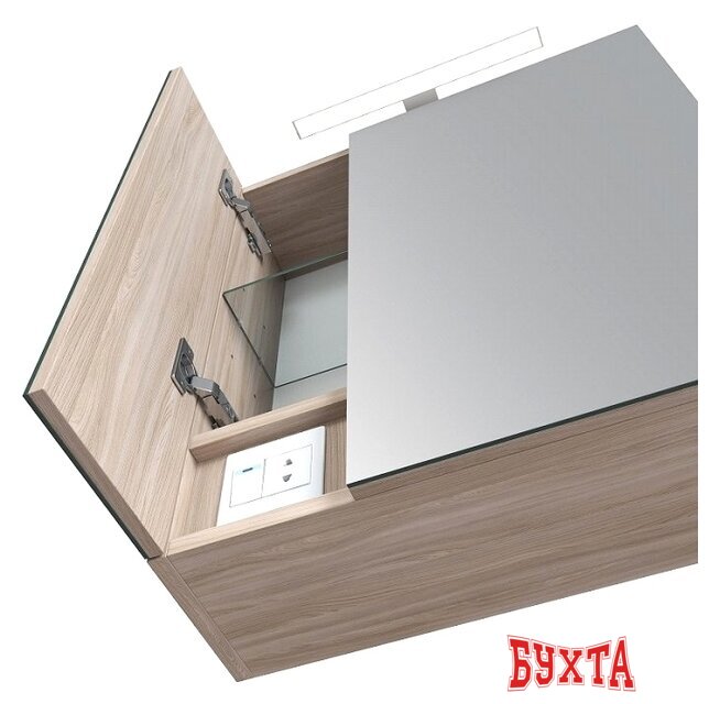 Мебель для ванных комнат IDDIS Шкаф с зеркалом Mirro MIR5002i99 4