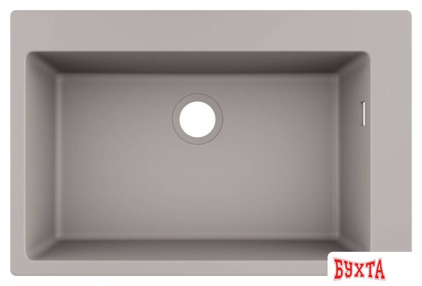 Кухонная мойка Hansgrohe S51 S510-F660 Zlewozmywak nablatowy 660 43313380 (серый бетон)