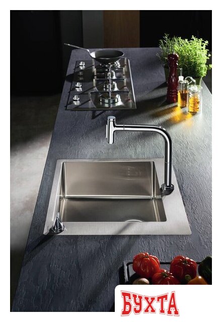 Кухонная мойка Hansgrohe S71 S711-F660 Built-in sink 660 43302800 3