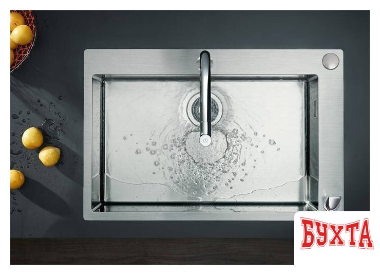 Кухонная мойка Hansgrohe S71 S711-F660 Built-in sink 660 43302800 4