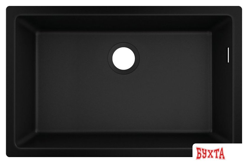 Кухонная мойка Hansgrohe S51 S510-U660 Zlewozmywak podblatowy 660 43432170 (черный графит)