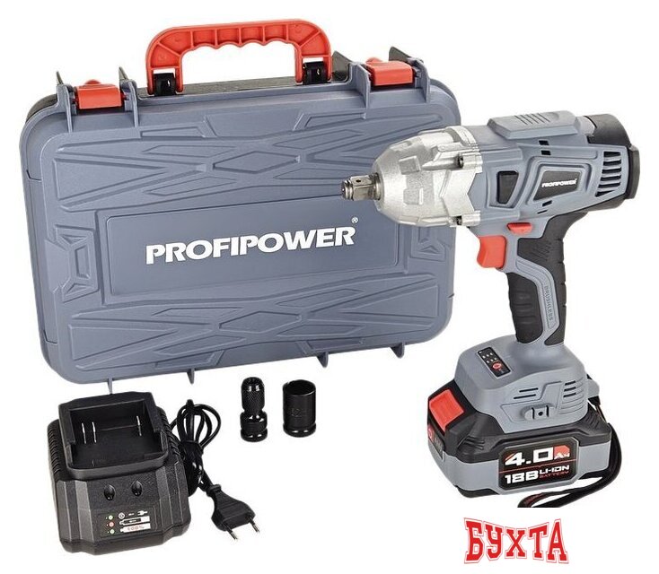 Гайковерт Profipower DWDTW-18V (с 1-им АКБ, кейс)