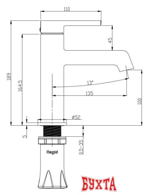 Смеситель Raglo R20.10.06 2