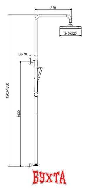 Душевая система Raglo R01.26.06 2