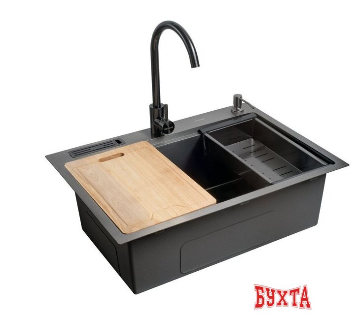 Кухонная мойка Zepein D7050H (PVD) Professional 4