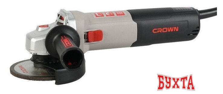 Угловая шлифмашина Crown CT13678-125RSV (кейс)
