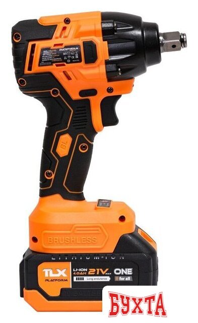 Гайковерт Partisan PCW-2135BL (с 2-мя АКБ, кейс) 4