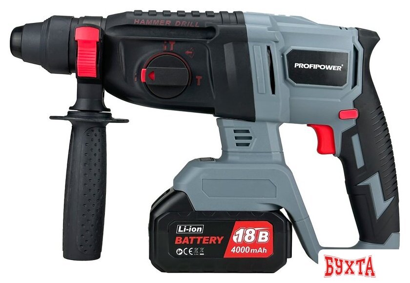 Перфоратор Profipower MKDHR-18V (с 2-мя АКБ, кейс) 2