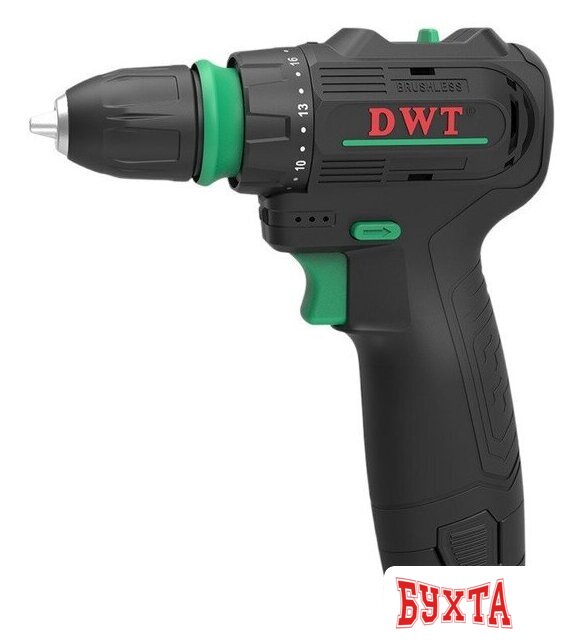 Дрель-шуруповерт DWT ABSP-12 NQ-2 BMC (с 2-мя АКБ, кейс)