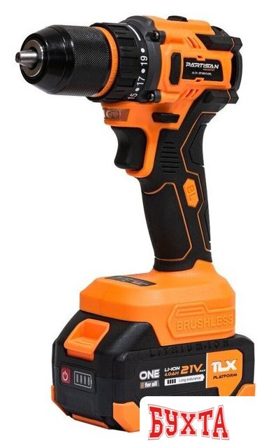 Дрель-шуруповерт Partisan AD-2180BL (с 2-мя АКБ, кейс) 2