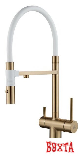 Смеситель Rose R958G (золотой сатин)