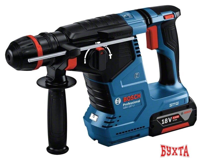 Перфоратор Bosch GBH 187-LI Professional 0611923022 (с 1-им АКБ, кейс)