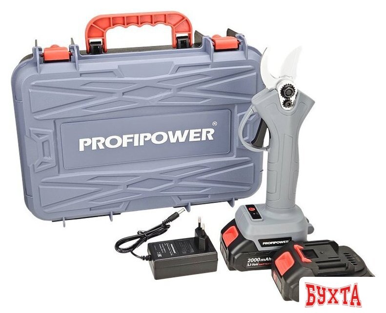 Секатор Profipower MKGSP-18V (с 2-мя АКБ, кейс)