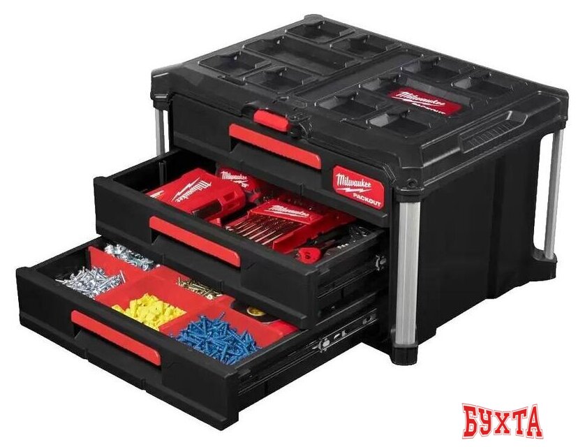 Ящик для инструментов Milwaukee Packout 3 Drawer Tool Box 4932472130 4