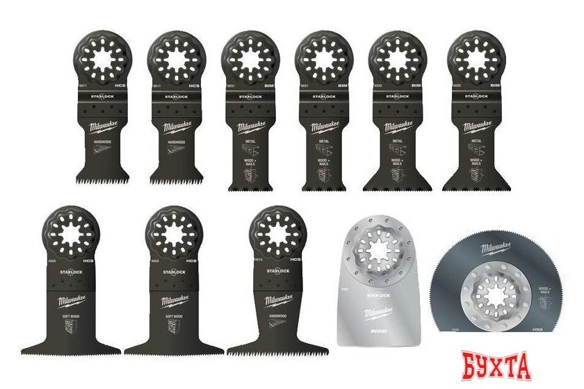 Набор пильных полотен Milwaukee 48906090 (11 шт)