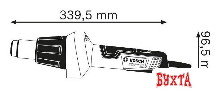 Промышленный фен Bosch GHG 20-60 Professional 06012A6400 2