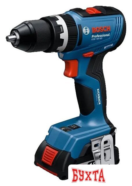 Ударная дрель-шуруповерт Bosch GSB 18V-65 Professional 06019N3100 (с 2-мя АКБ, кейс) 2