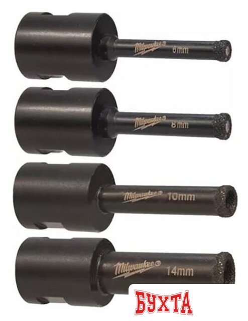 Набор коронок Milwaukee 4932471863 (4 шт) 2