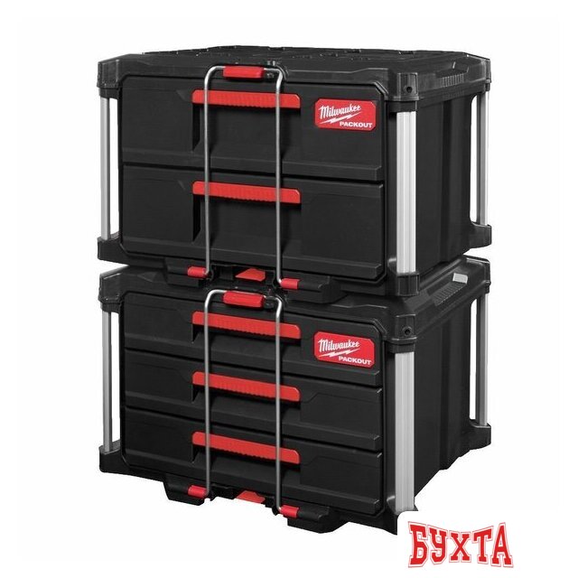 Ящик для инструментов Milwaukee Packout 2 Drawer Tool Box 4932472129 5