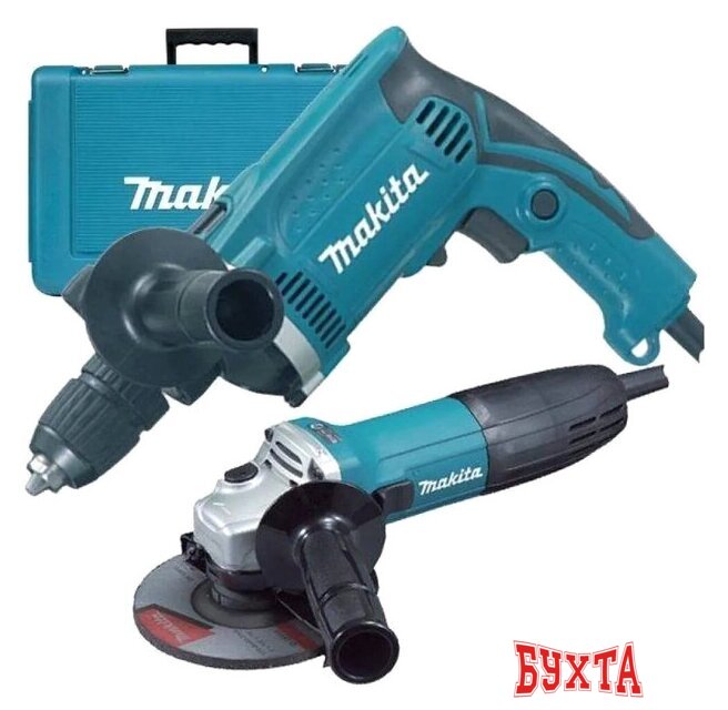Наборы электроинструментов Makita DK0050X1 (дрель, болгарка)