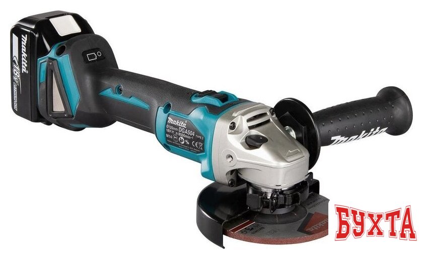 Угловая шлифмашина Makita DGA504RT (с 1-им АКБ, кейс) 4