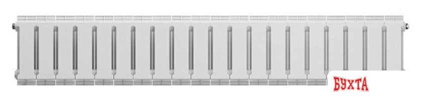 Биметаллический радиатор Royal Thermo PianoForte 200 Bianco Traffico (20 секций) 2