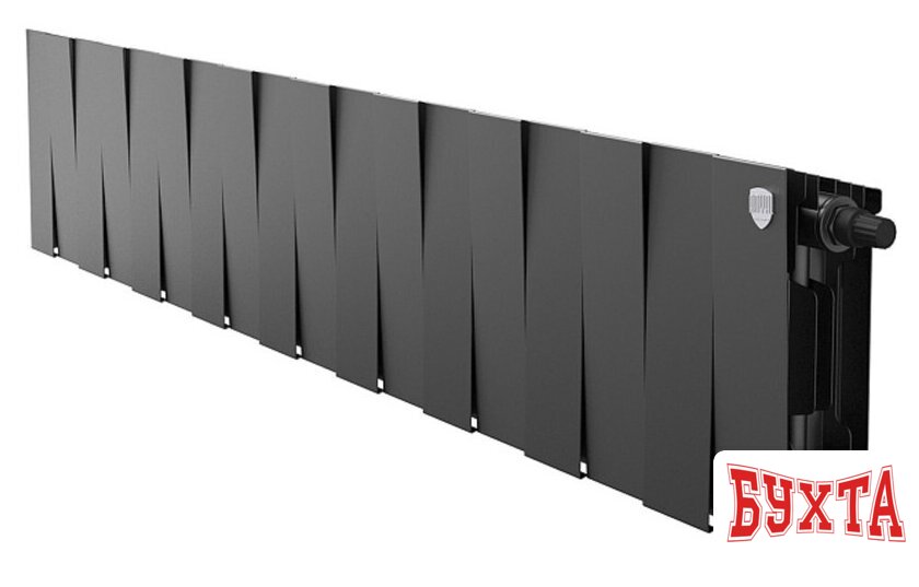 Биметаллический радиатор Royal Thermo PianoForte 200 Noir Sable VDR (18 секций)