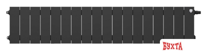 Биметаллический радиатор Royal Thermo PianoForte 200 Noir Sable VDR (18 секций) 2