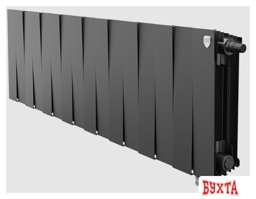 Биметаллический радиатор Royal Thermo PianoForte 300 Noir Sable (16 секций) 2