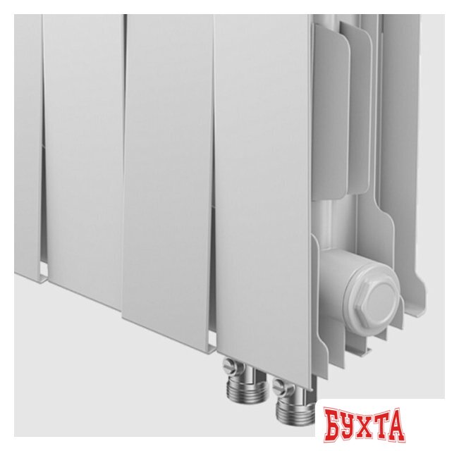 Биметаллический радиатор Royal Thermo PianoForte 200 Bianco Traffico VDR (18 секций) 3