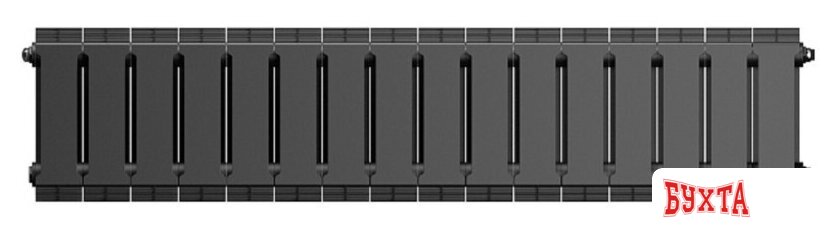 Биметаллический радиатор Royal Thermo PianoForte 200 Noir Sable (16 секций) 3
