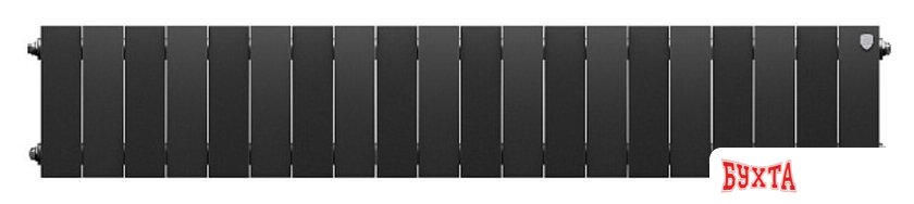 Биметаллический радиатор Royal Thermo PianoForte 200 Noir Sable (20 секций) 2