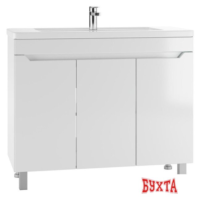 Мебель для ванных комнат Айсберг Тумба под умывальник Maria 100 Мечта без ящика 1