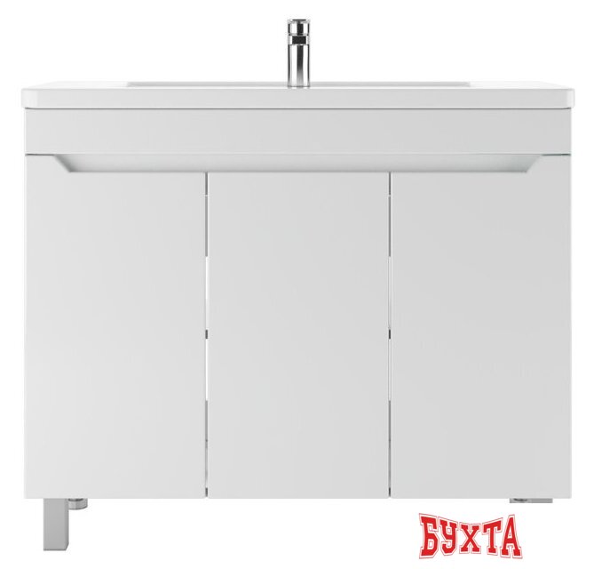 Мебель для ванных комнат Айсберг Тумба под умывальник Maria 100 Мечта без ящика 3